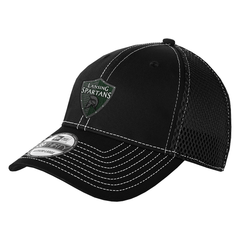 Lansing Spartans New Era Stretch Mesh Contrast Stitch Cap