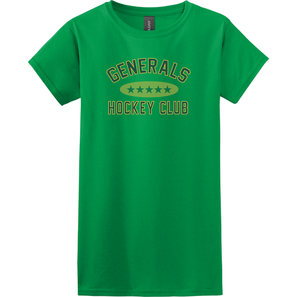 Red Bank Generals Softstyle Ladies' T-Shirt