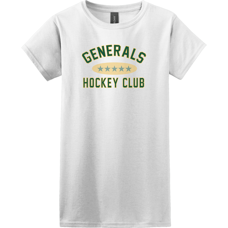 Red Bank Generals Softstyle Ladies' T-Shirt