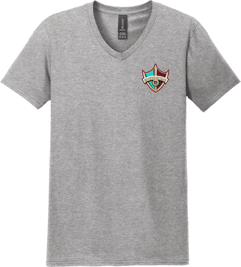 Delaware Ducks Softstyle V-Neck T-Shirt