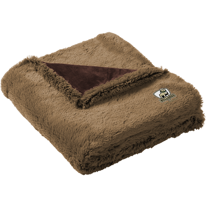 HVM Bulldogs Faux Fur Blanket