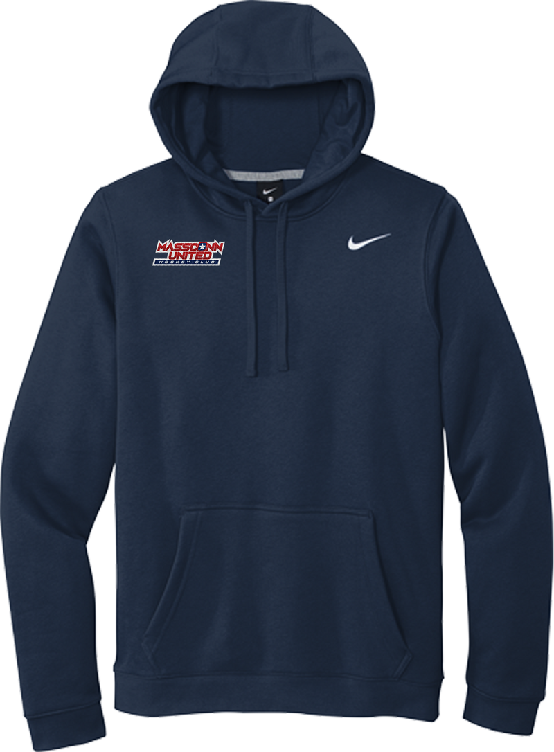 Mass Conn United Nike Club Fleece Pullover Hoodie