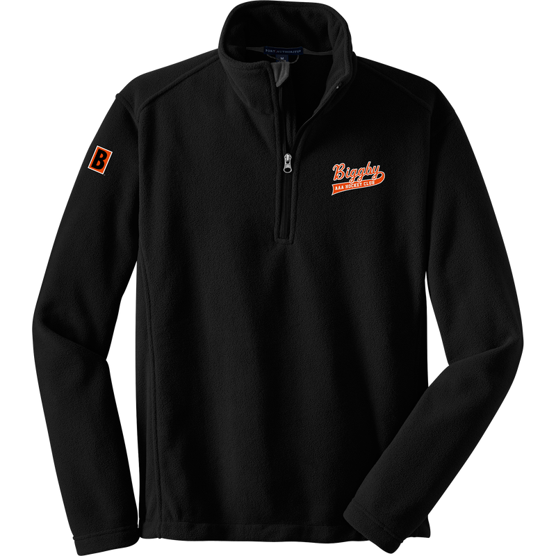 Biggby Coffee AAA Value Fleece 1/4-Zip Pullover