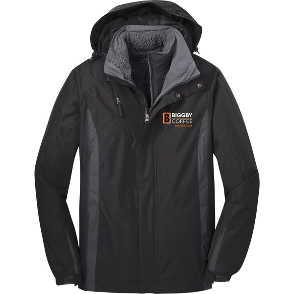 Biggby Coffee Hockey Club Colorblock 3-in-1 Jacket