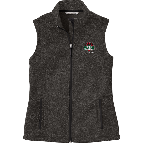 Wash U Ladies Sweater Fleece Vest