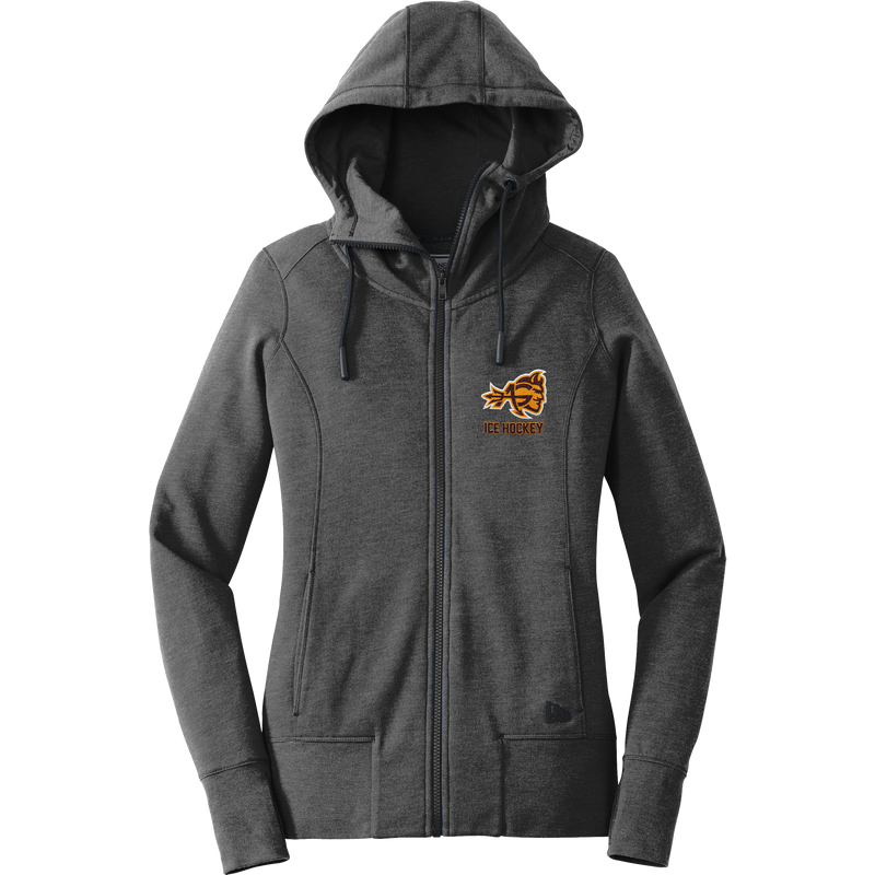 Avon Grove New Era Ladies Tri-Blend Fleece Full-Zip Hoodie