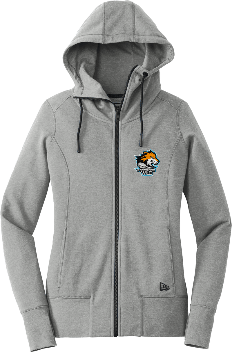 Woodridge Wild New Era Ladies Tri-Blend Fleece Full-Zip Hoodie