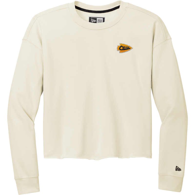Chelsea Chiefs New Era Ladies Tri-Blend Fleece Crop Crew