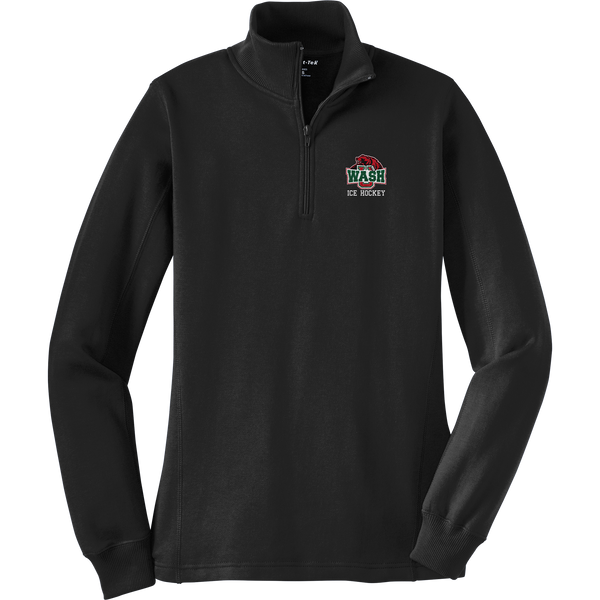 Wash U Ladies 1/4-Zip Sweatshirt