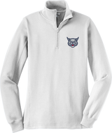 CT Bobcats Ladies 1/4-Zip Sweatshirt