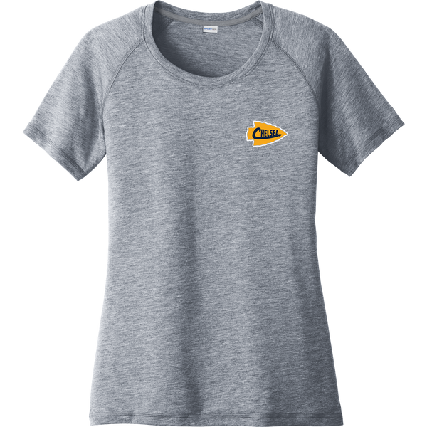 Chelsea Chiefs Ladies PosiCharge Tri-Blend Wicking Scoop Neck Raglan Tee