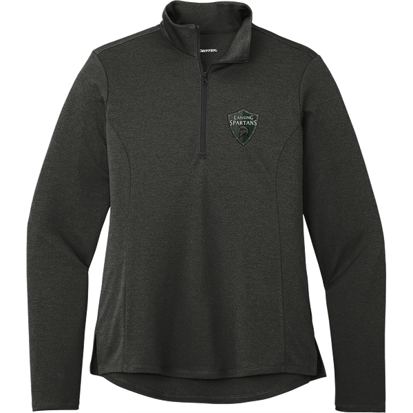 Lansing Spartans Ladies Endeavor 1/2-Zip Pullover