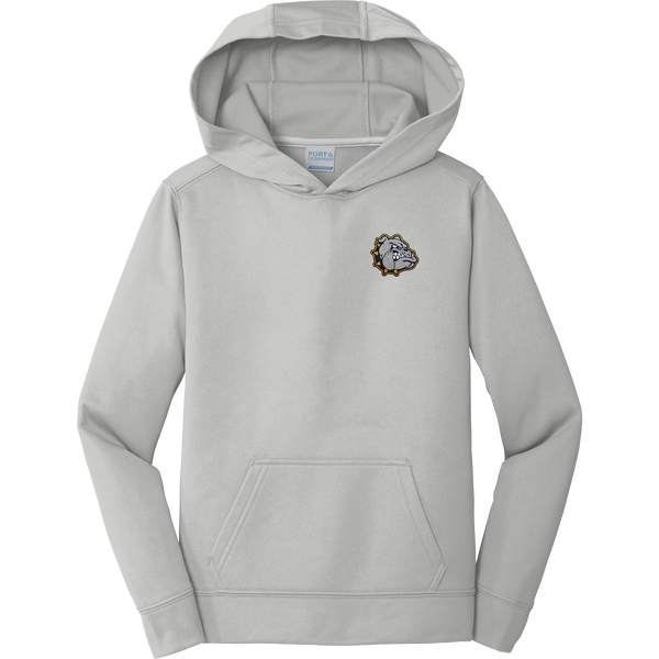 Chelsea Bulldogs Youth Performance Fleece Pullover Hooded Sweatshirt