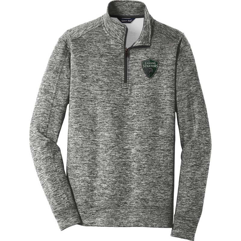 Lansing Senators PosiCharge Electric Heather Fleece 1/4-Zip Pullover