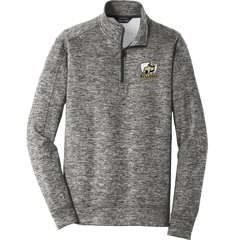 HVM Bulldogs PosiCharge Electric Heather Fleece 1/4-Zip Pullover