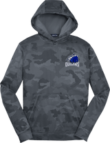 Brandywine Outlaws Youth Sport-Wick CamoHex Fleece Hooded Pullover