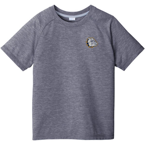 Chelsea Bulldogs Youth PosiCharge Tri-Blend Wicking Raglan Tee