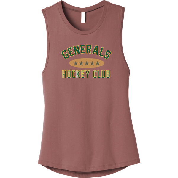 Red Bank Generals Womens Jersey Muscle Tank